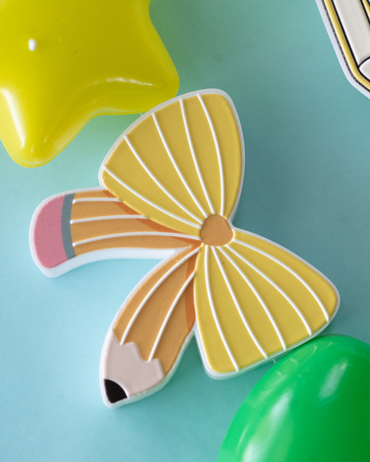 Pencil Bow Charm