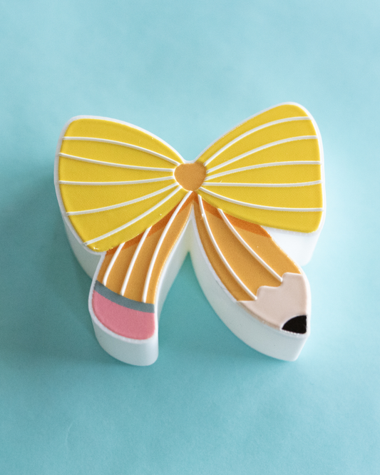 Pencil Bow Charm