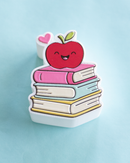 Books with Apple Charm