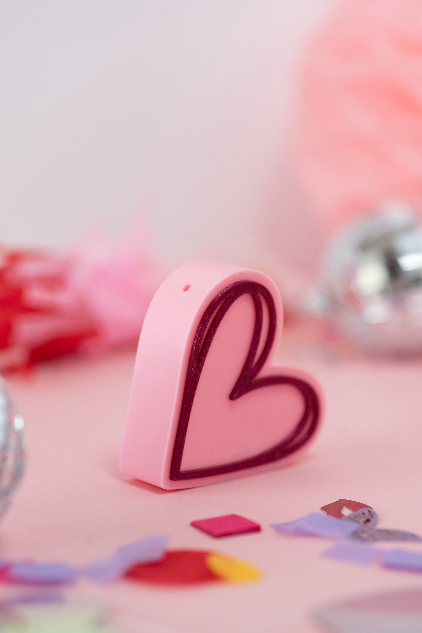 Lover Pink Heart Charm