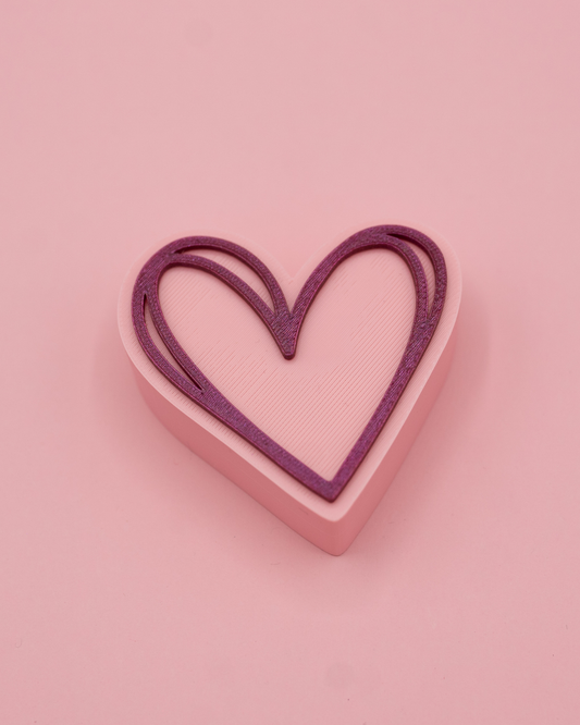 Lover Pink Heart Charm