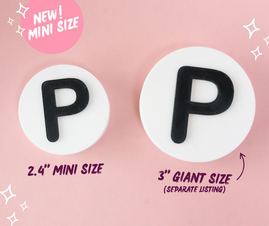 Mini Letter Beads (2.4")